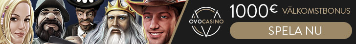 Ovo-Casino - Nytt casino med ett supererbjudande!